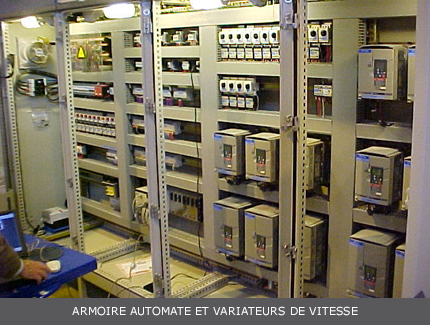 Photographie d'une armoire d'automatisme